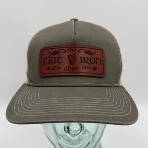 The Flat Iron Cafe Hat Outdoor Cap Snapback Adult OS Adjustable Mesh Trucker